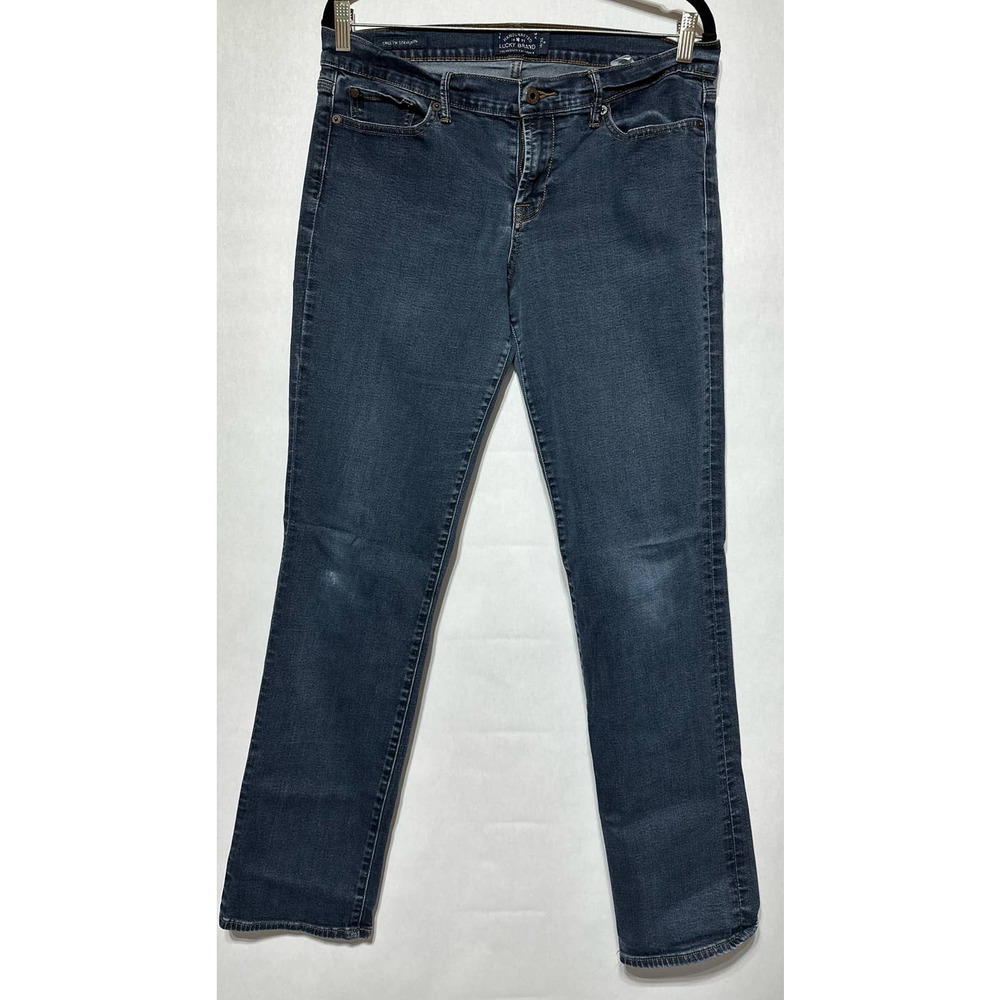 Lucky Brand Women's Straight Leg Jeans - Dark Blue